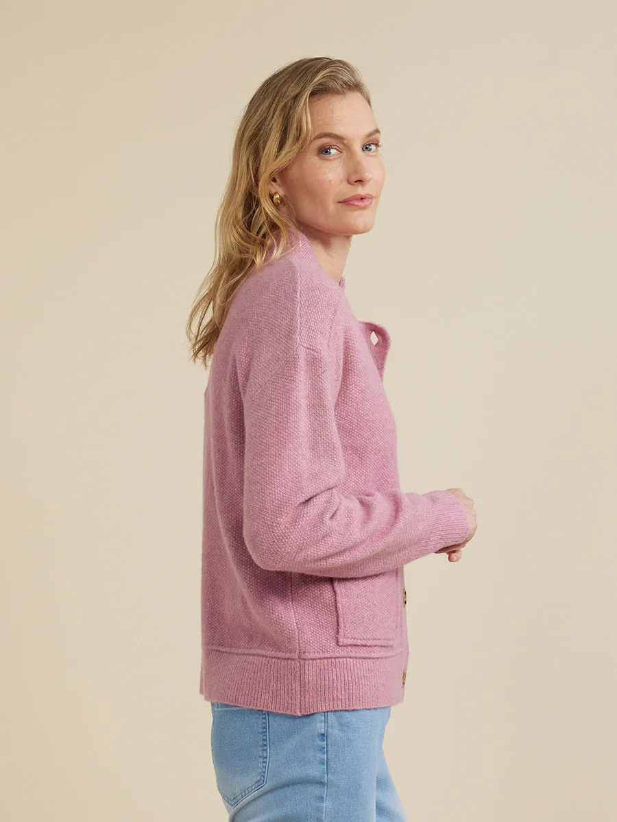 Knit Jacket - Chintz Pink