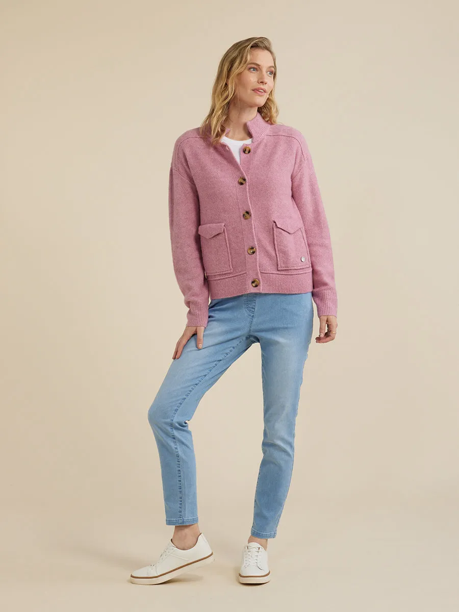 Knit Jacket - Chintz Pink