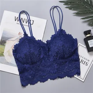 Lace Bra Beauty Back Women Sexy Wrapped Chest Top Vest Student Girl Bras