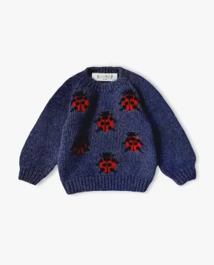 Ladybug Jumper | Dark blue