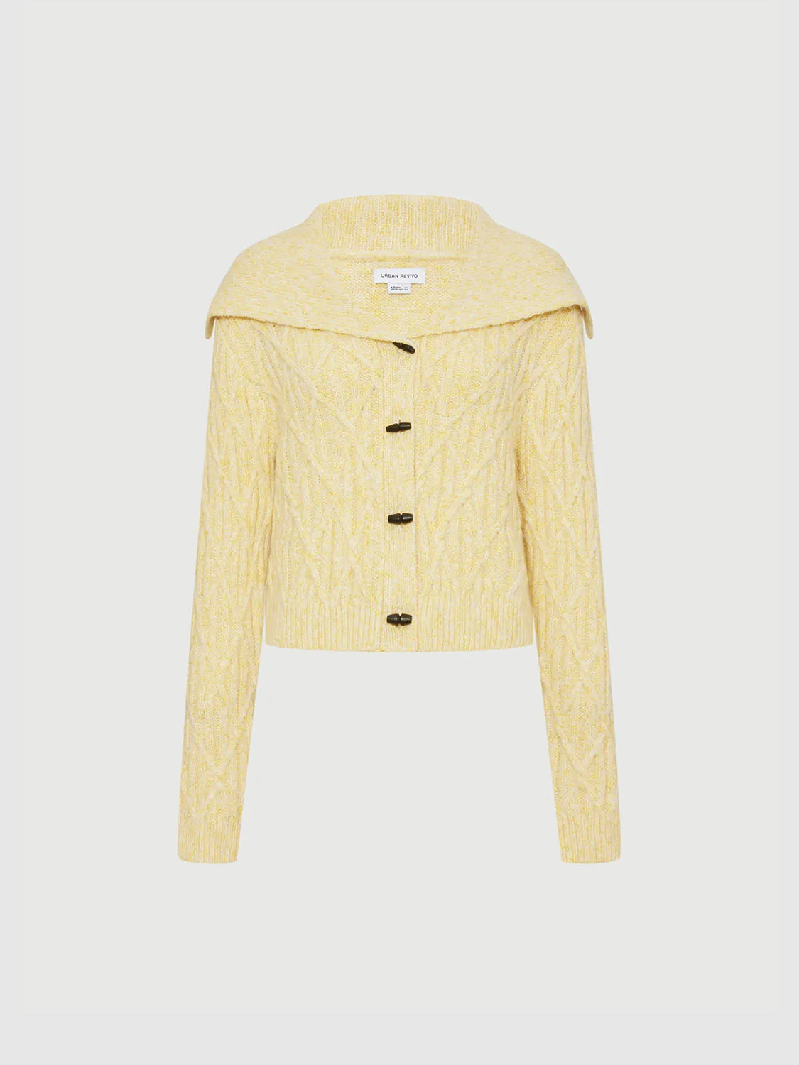 Lapel Knitted Cardigans