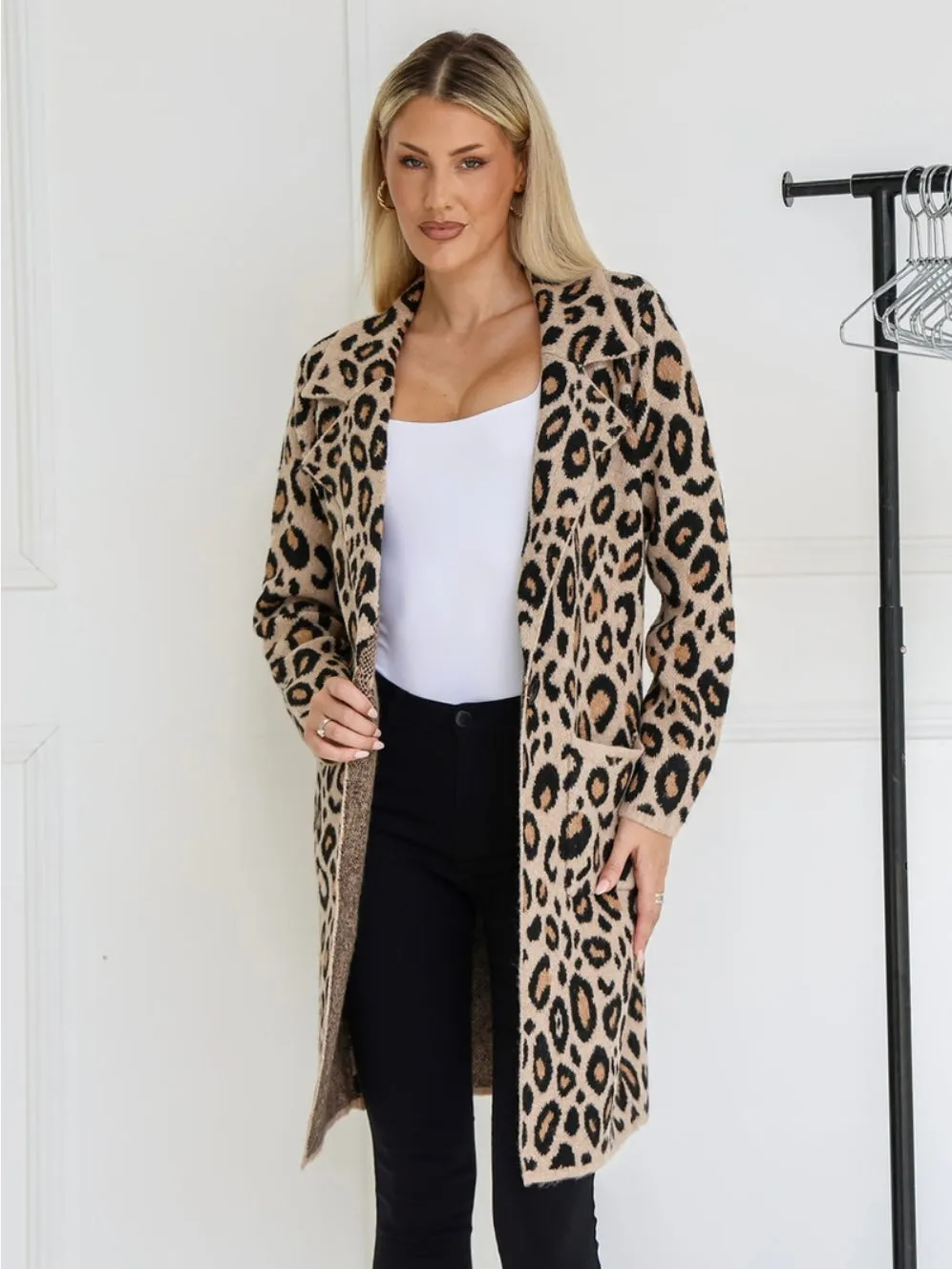 Lara Leopard Cardigan : Coming Back Soon