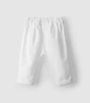 Laranjinha Pants with Elastic- White