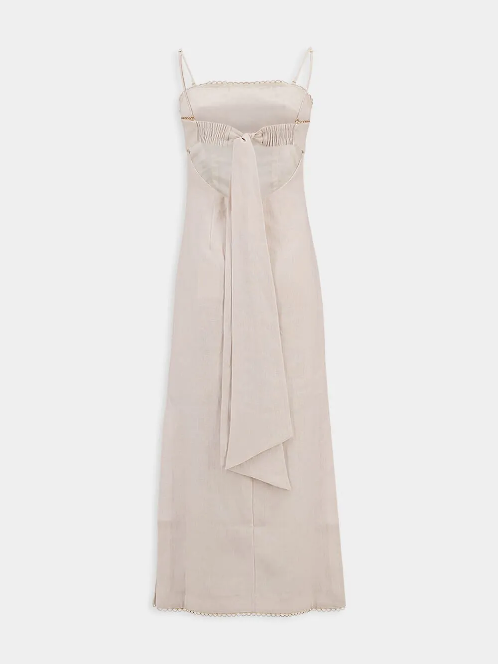 Lexi Column Strapless Floral Maxi Dress