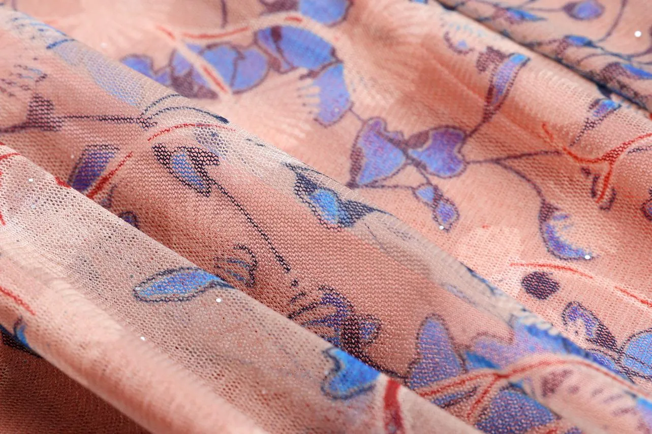 Lightweight Floral Print Tea Tea Dress for Women