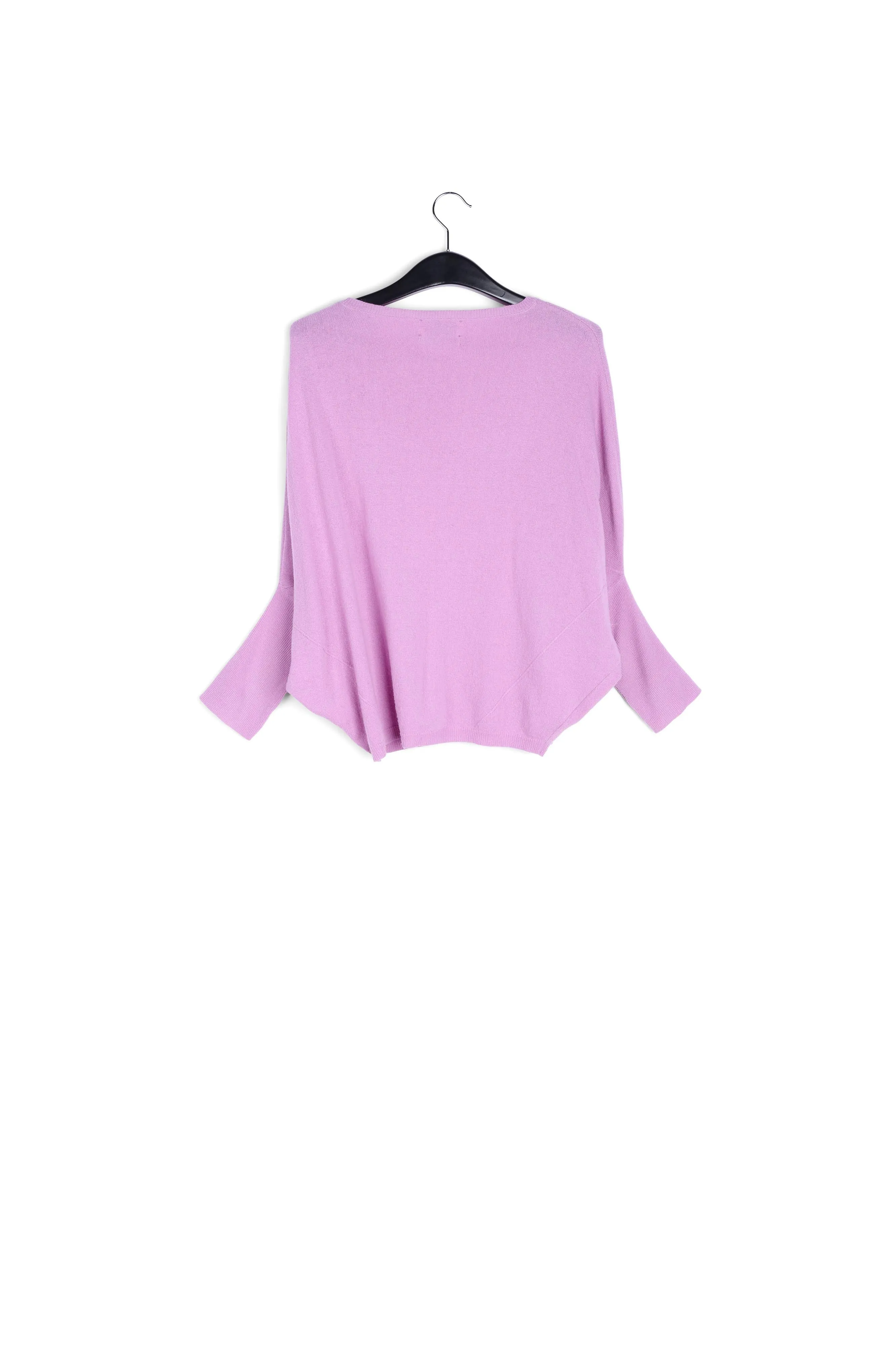 Lilac fine-knit sweater
