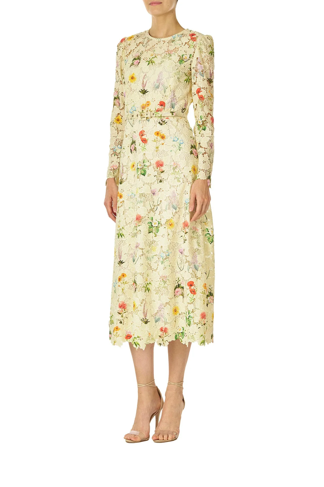 Limoncello Floral Lace Dress