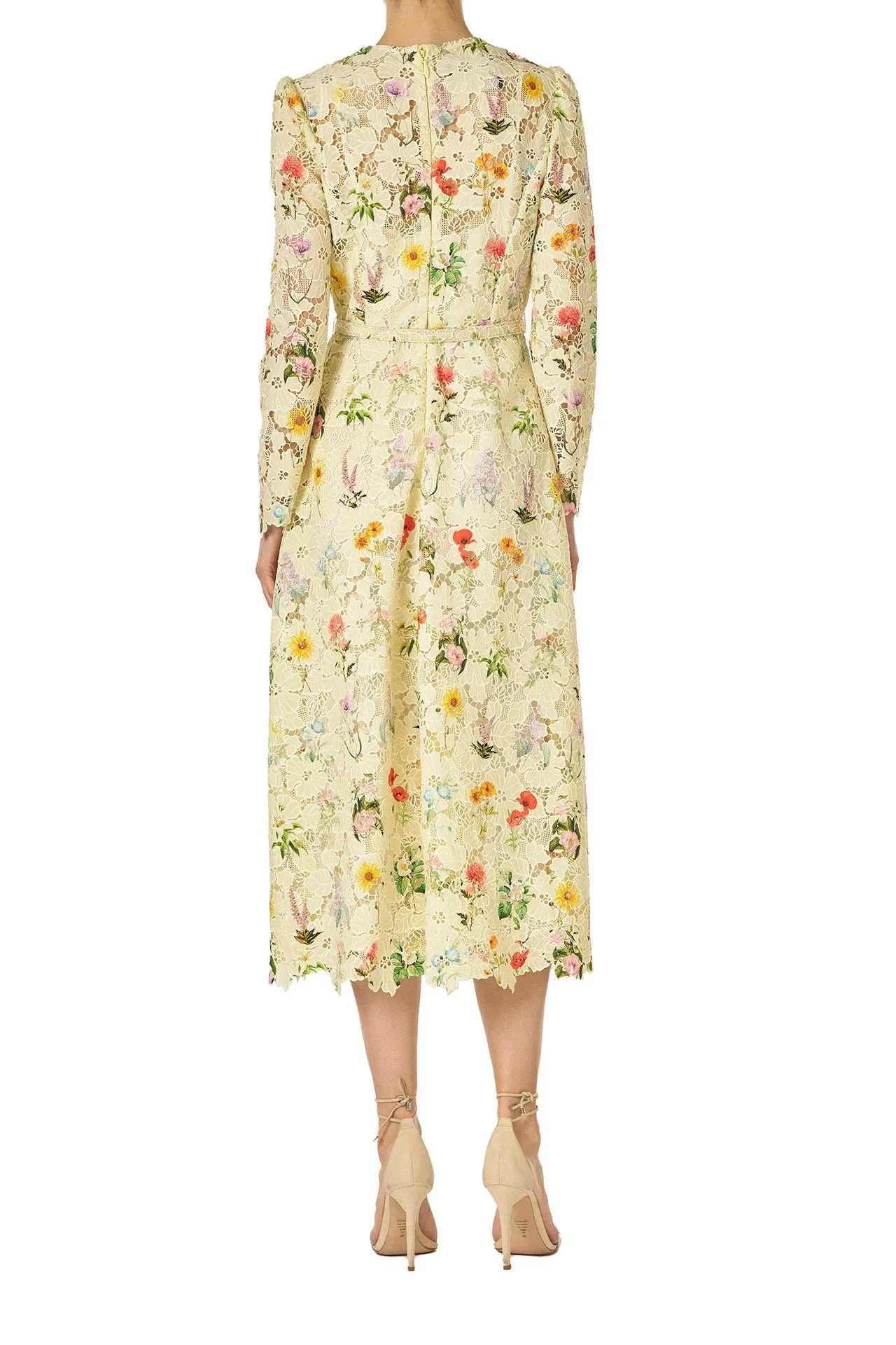 Limoncello Floral Lace Dress