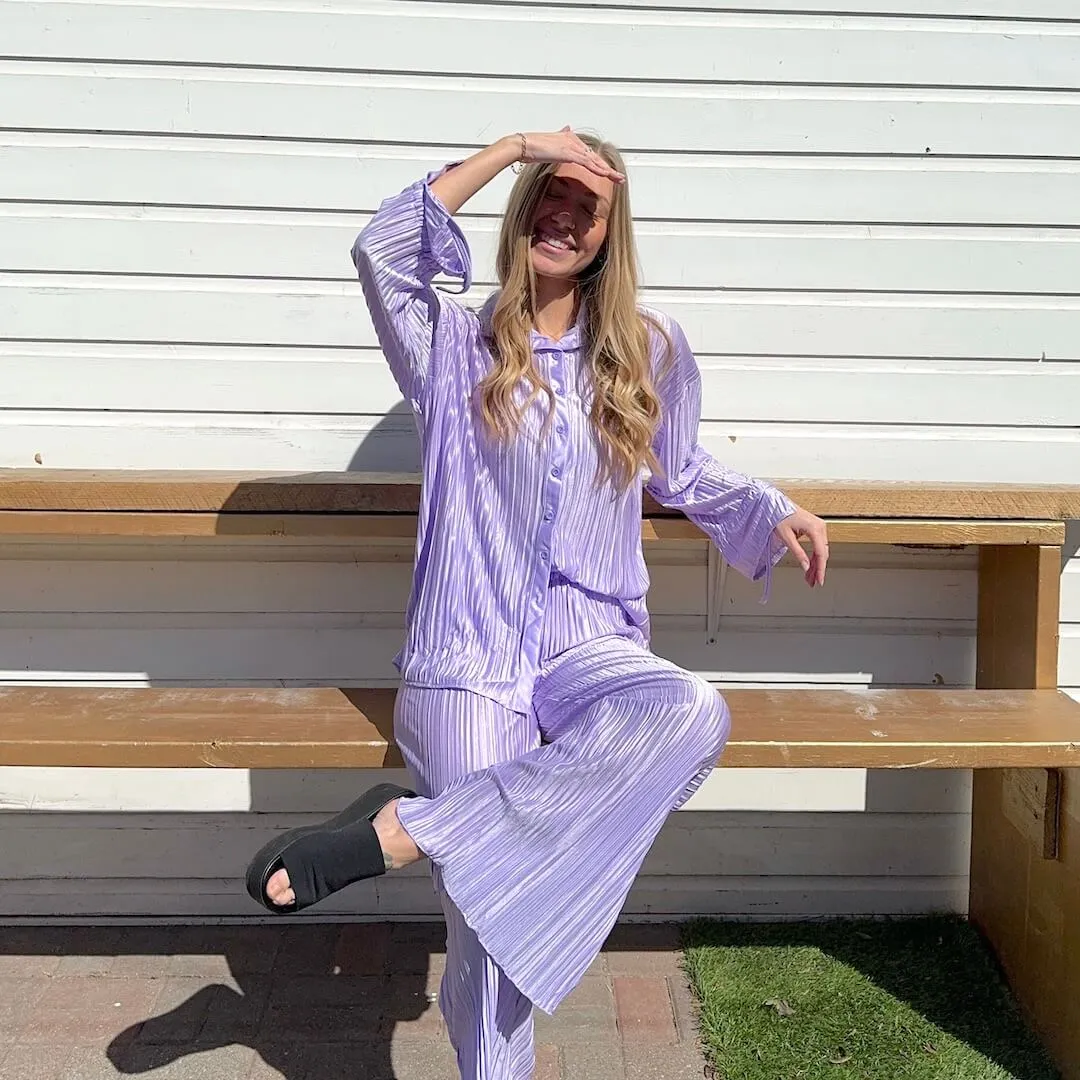 Lola Summer Plisse Matching Set
