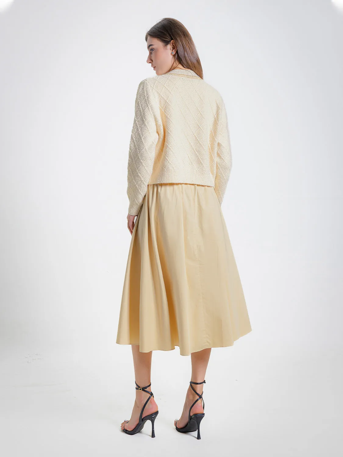 Long Sleeve Tweed Cardigans
