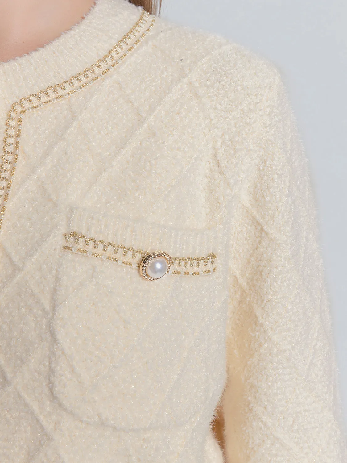 Long Sleeve Tweed Cardigans