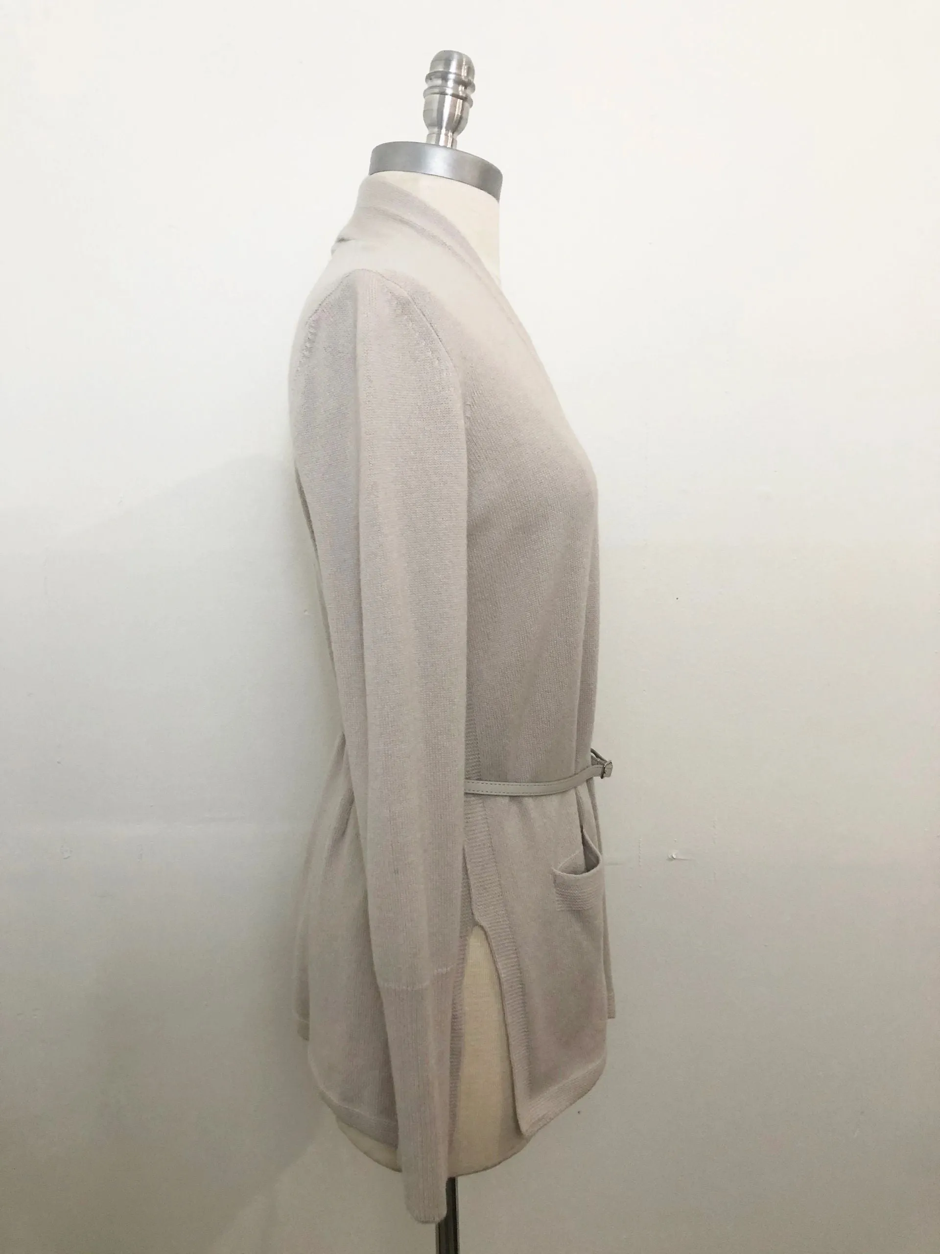 Loro Piana Cashmere Cardigan W/Belt Size 40 It (S/4 Us)