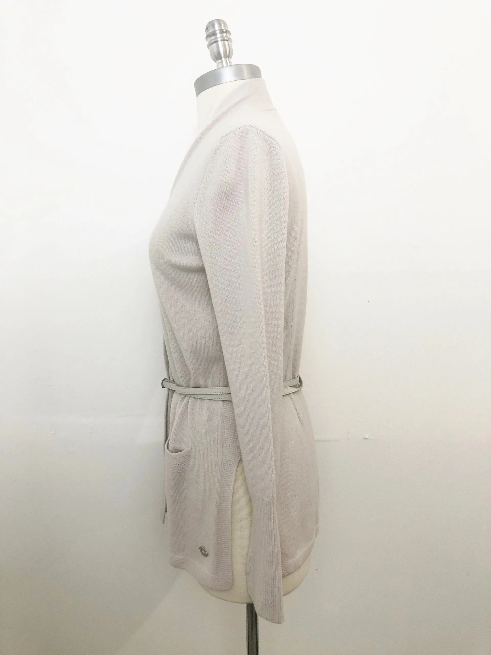 Loro Piana Cashmere Cardigan W/Belt Size 40 It (S/4 Us)