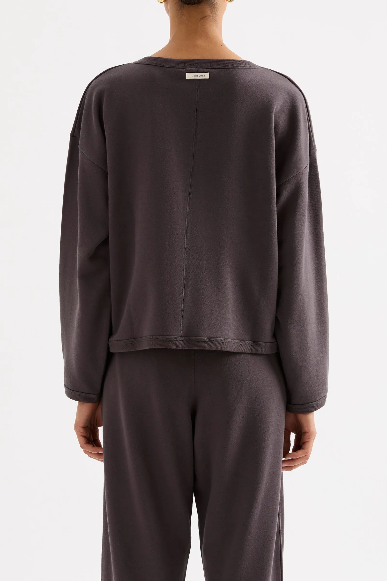 LOUNGE FLEECE CARDIGAN