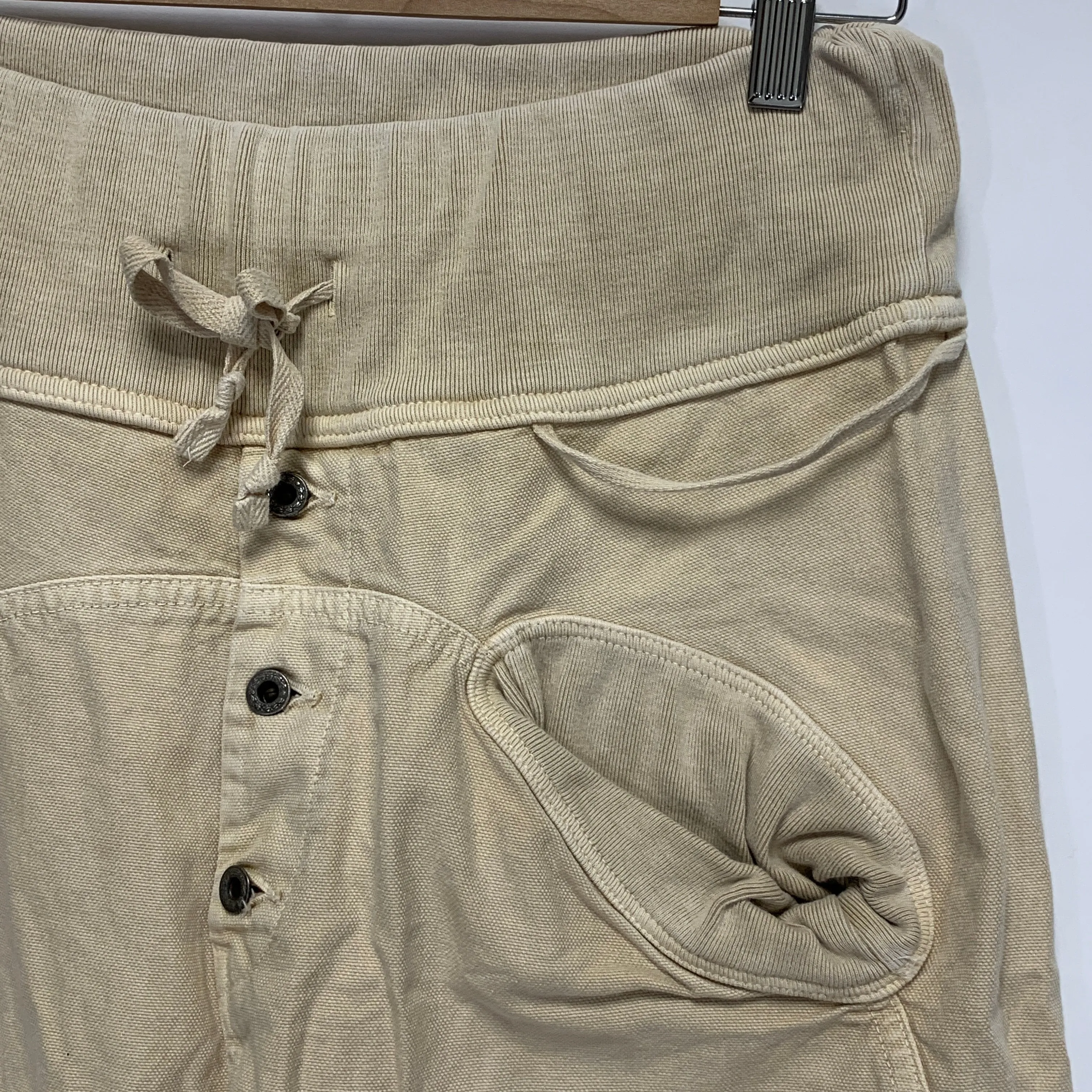 [M] Kapital Cotton Canvas Saurel Nouvelle Pants Beige