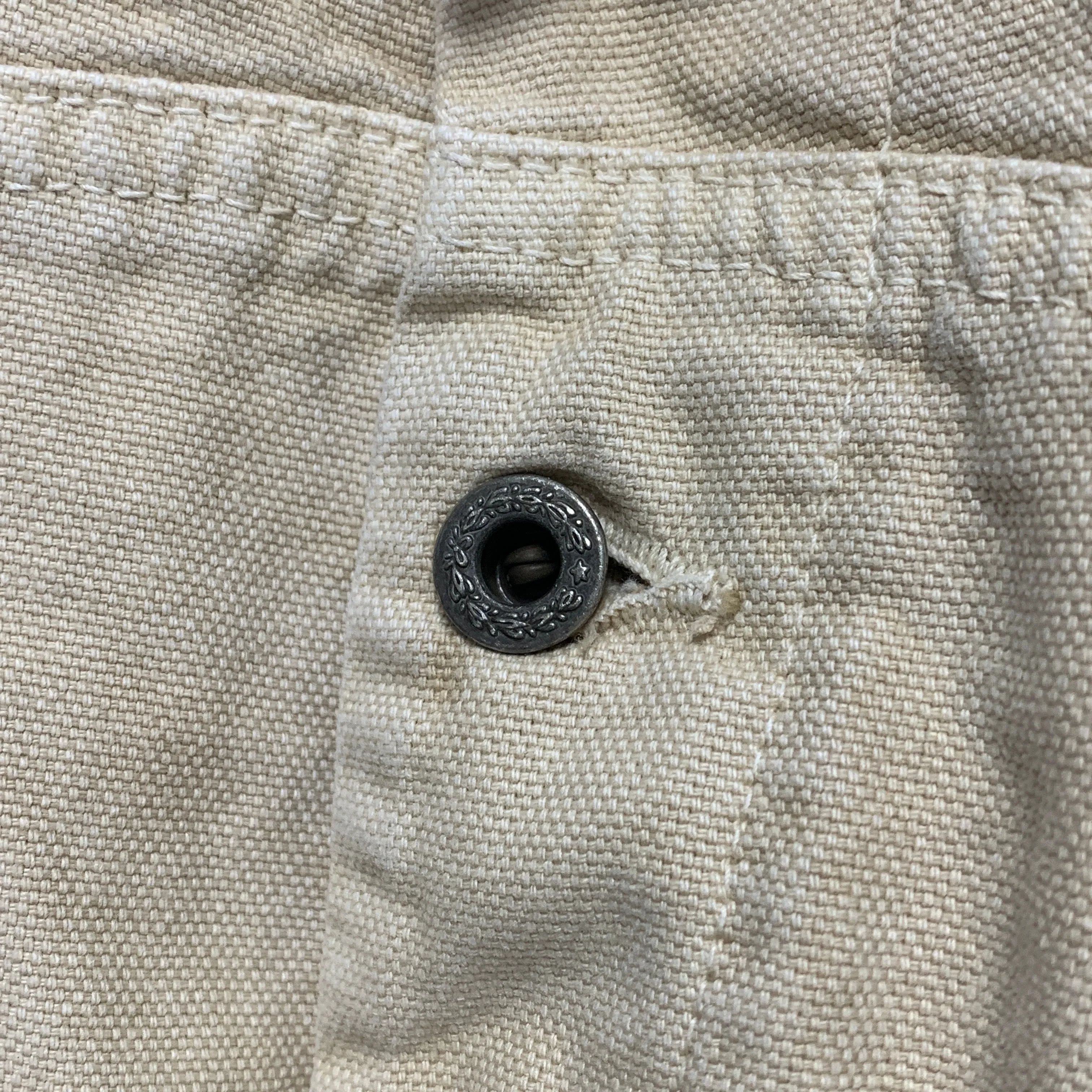 [M] Kapital Cotton Canvas Saurel Nouvelle Pants Beige