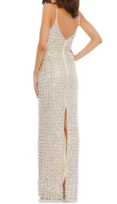 Mac Duggal Bead Embellished Column Gown