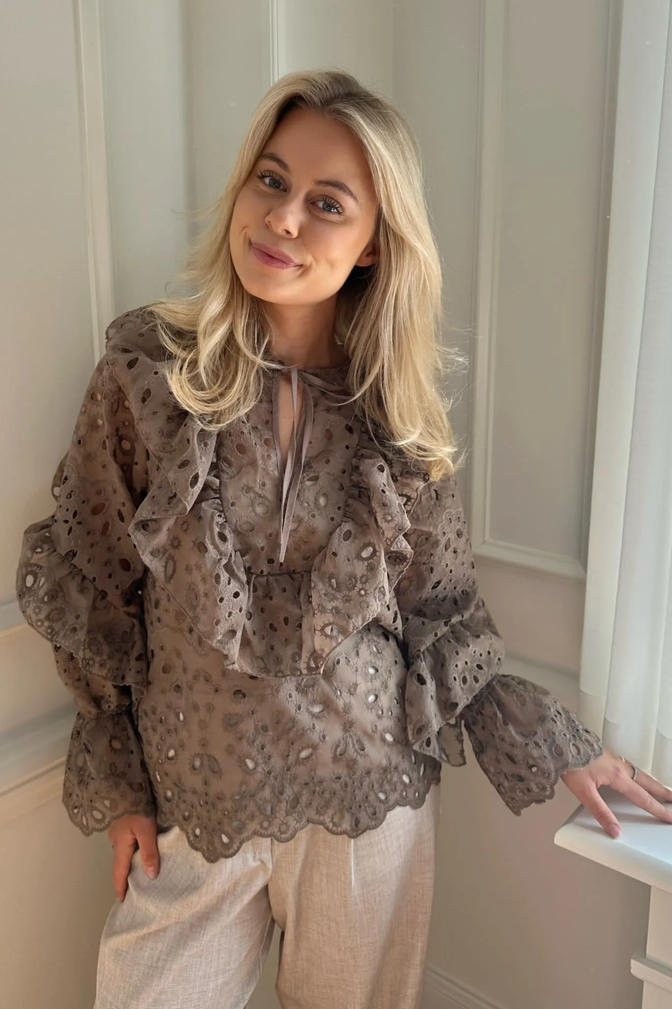 MalouIC Bluse - Brun