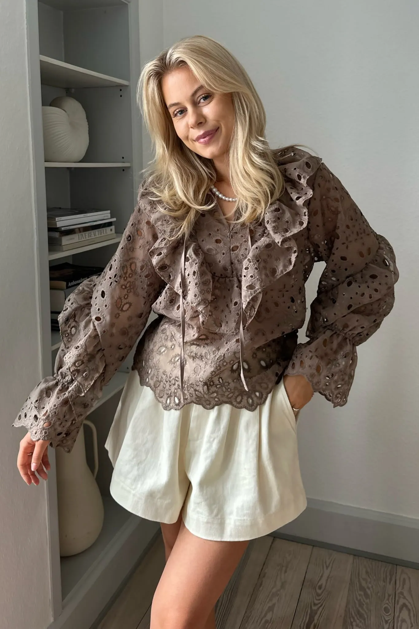 MalouIC Bluse - Brun