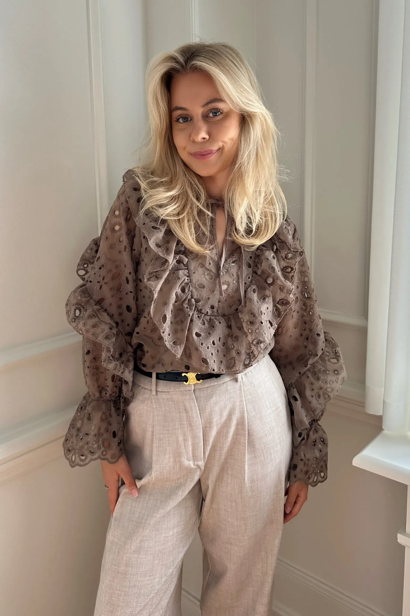 MalouIC Bluse - Brun