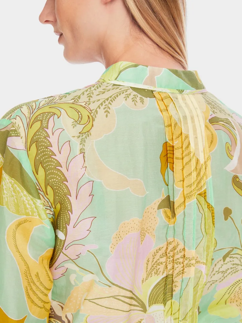 Marc Cain Soft Limeade Light Blouse in Tunic Style