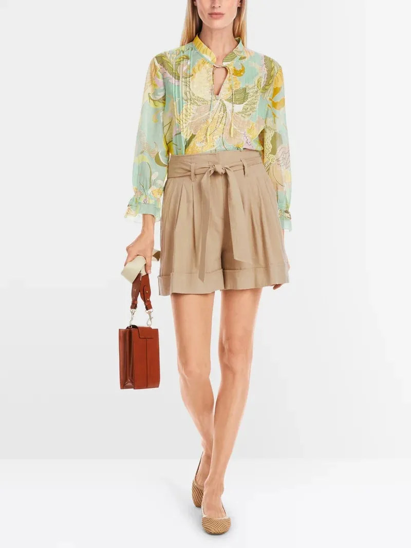 Marc Cain Soft Limeade Light Blouse in Tunic Style
