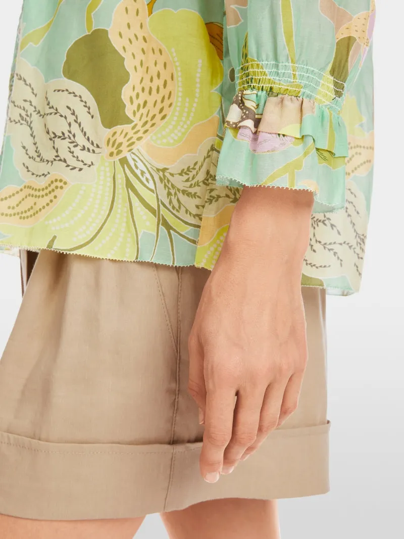 Marc Cain Soft Limeade Light Blouse in Tunic Style