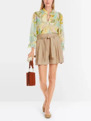 Marc Cain Soft Limeade Light Blouse in Tunic Style
