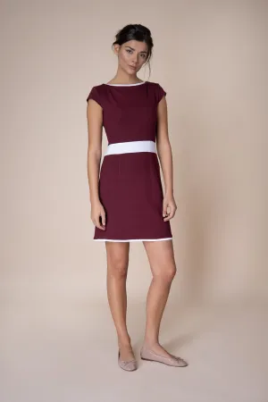 Marissa Boat Neck Shift Dress