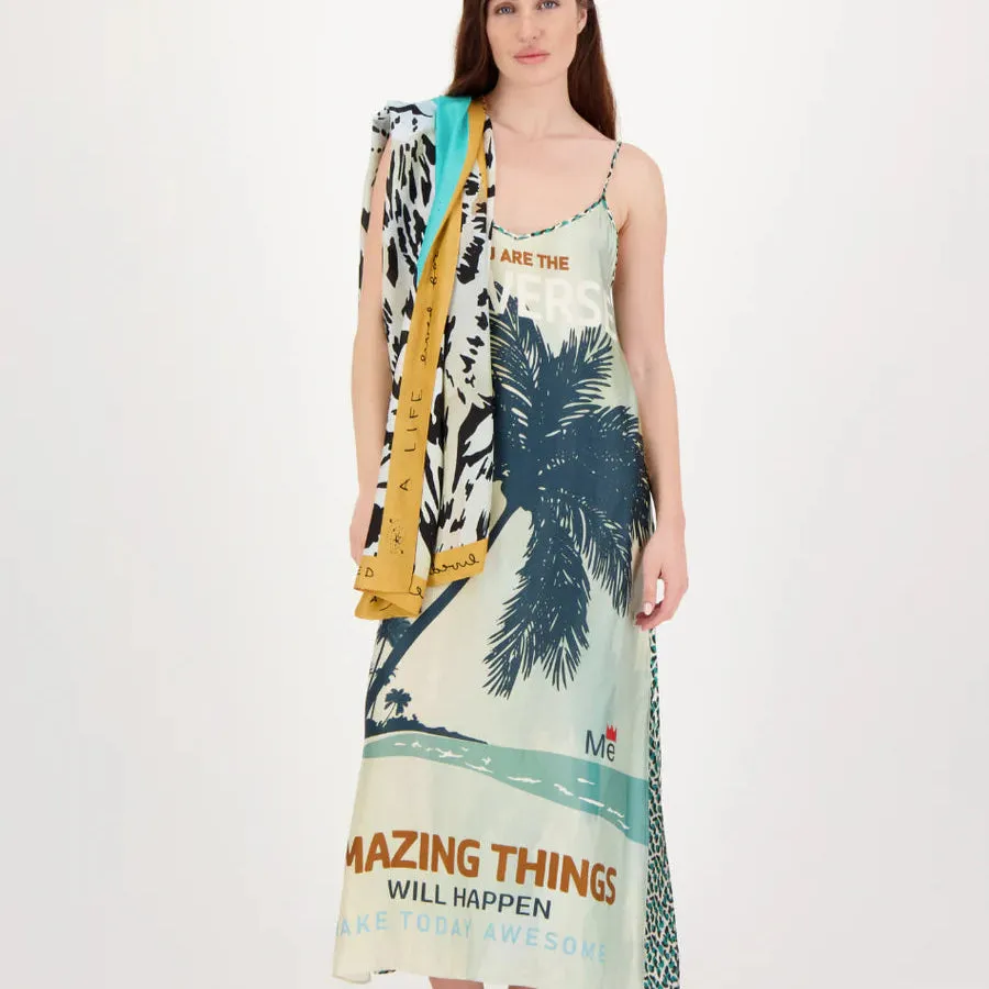 ME369 Olivia Safari Camisole Dress