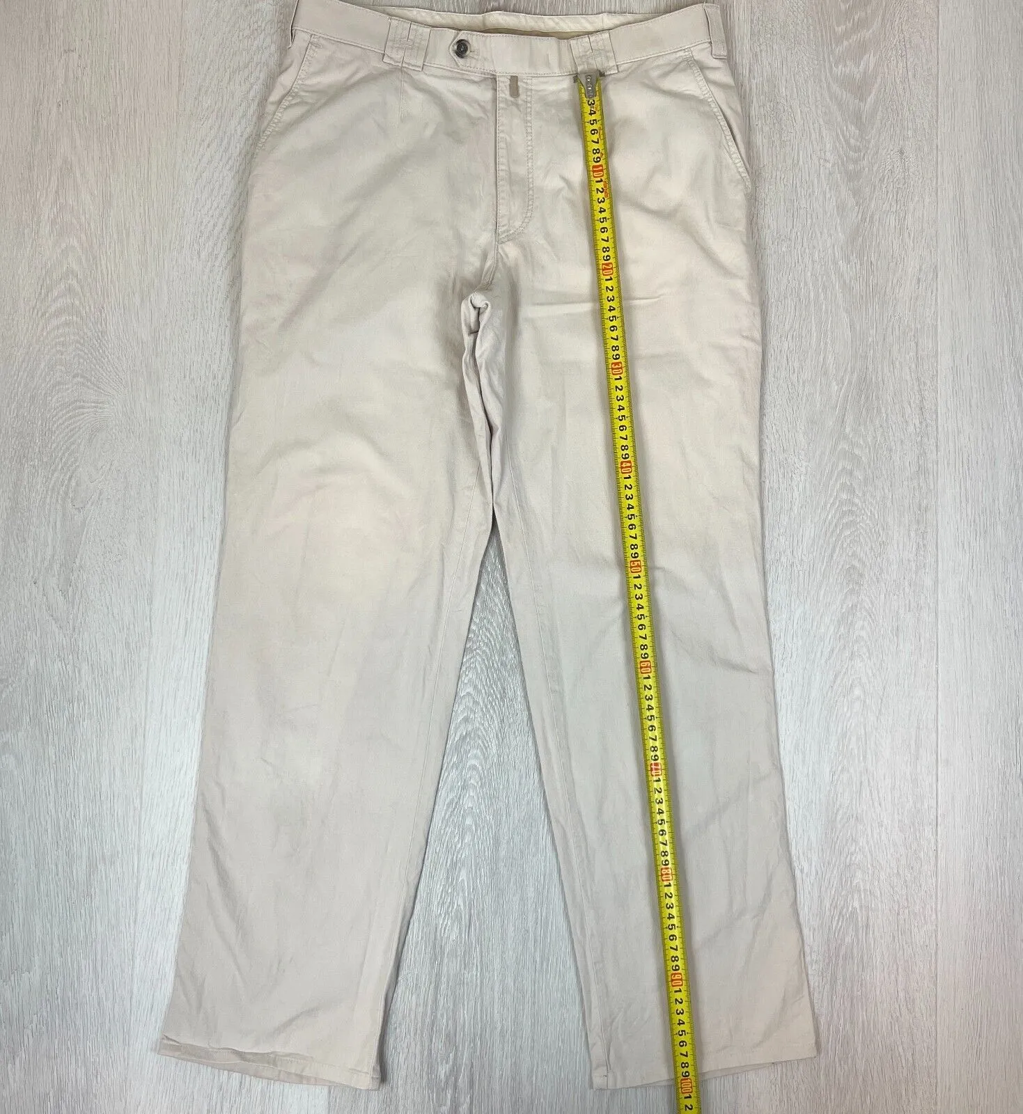 Meyer Mens Beige Chinos Size 36 Approx