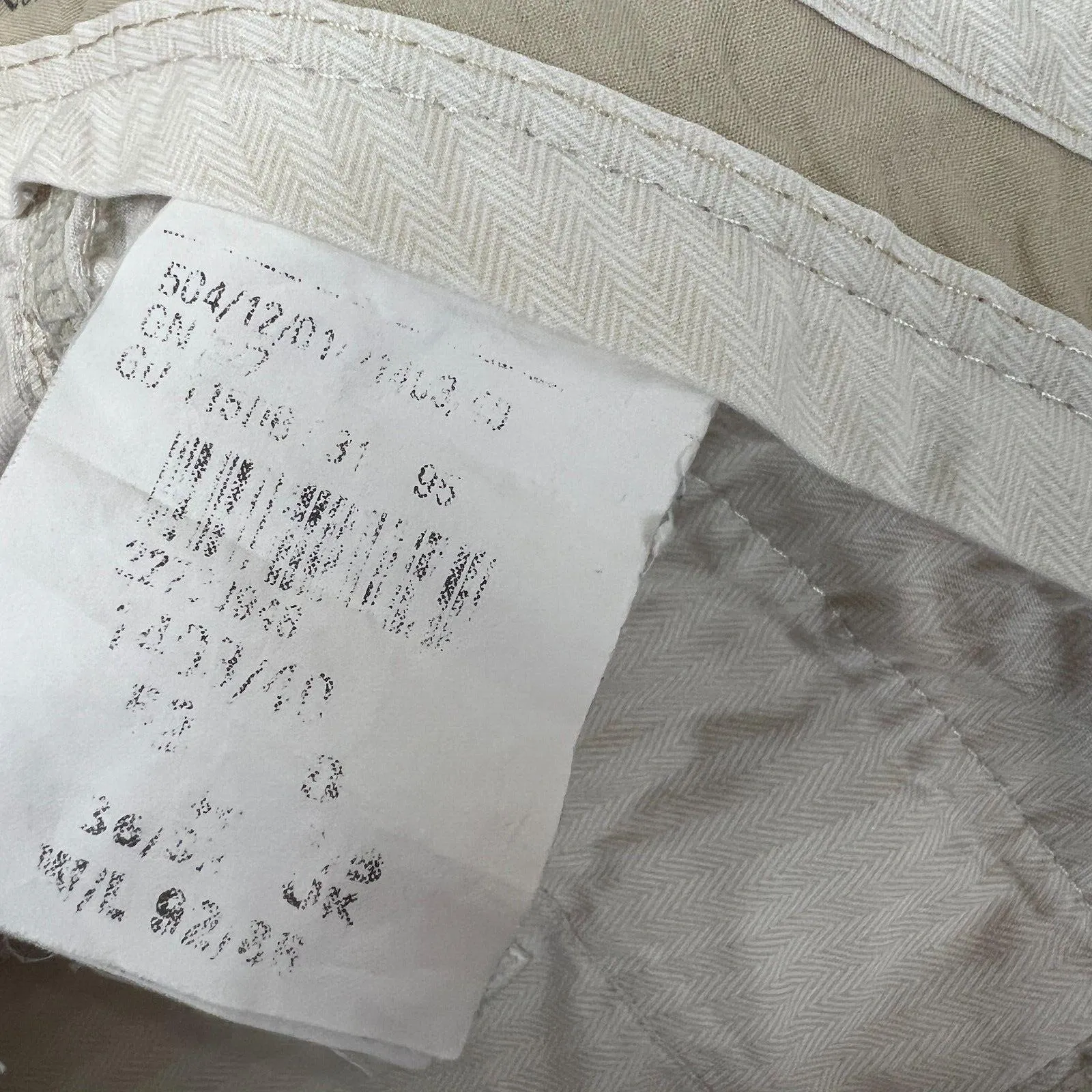 Meyer Mens Beige Chinos Size 36 Approx