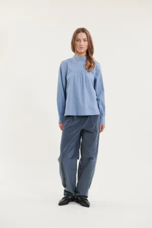 Milly Blouse - Windward blue