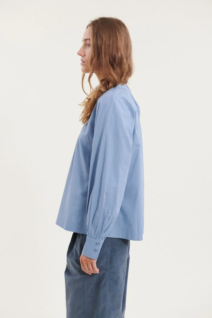 Milly Blouse - Windward blue