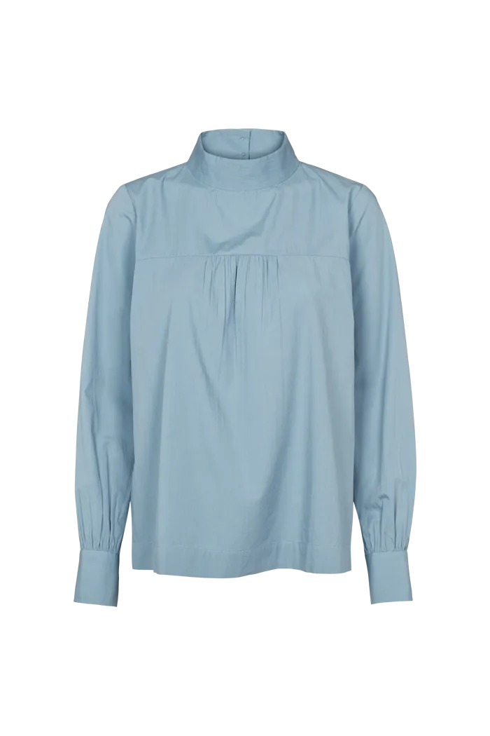 Milly Blouse - Windward blue