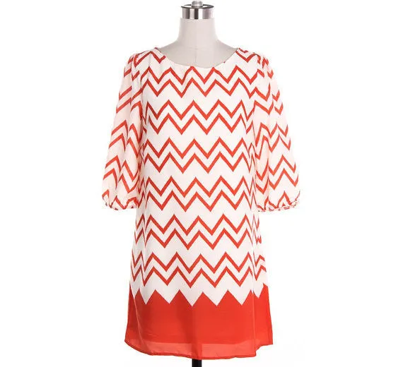 Mint Chevron Blouse