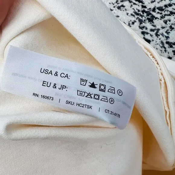 MM Lafleur The Hockley better than denim pants, Cream, Size 2
