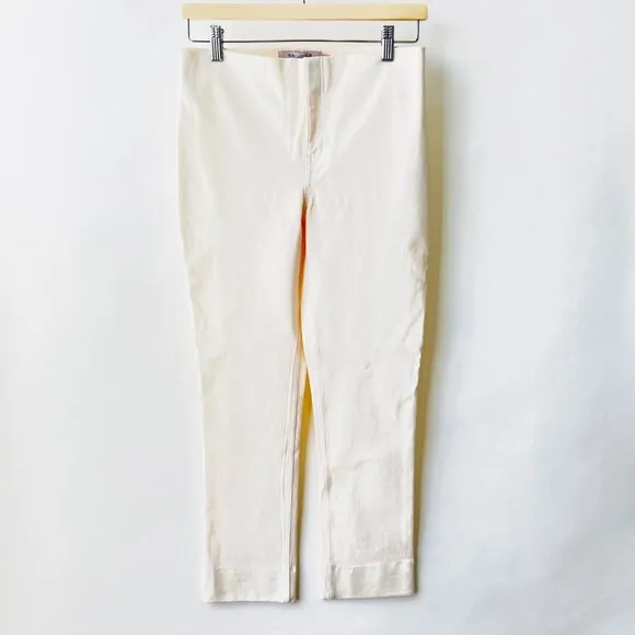 MM Lafleur The Hockley better than denim pants, Cream, Size 2