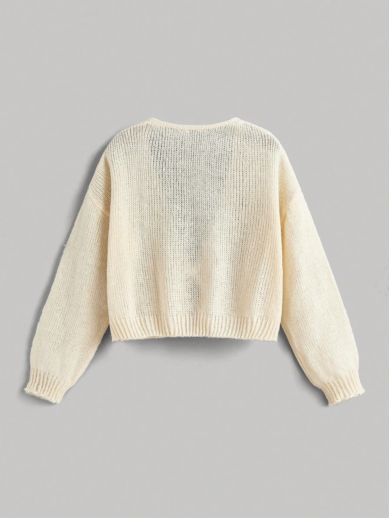 MOD Women's Casual Tie-Front Knitted Cardigan