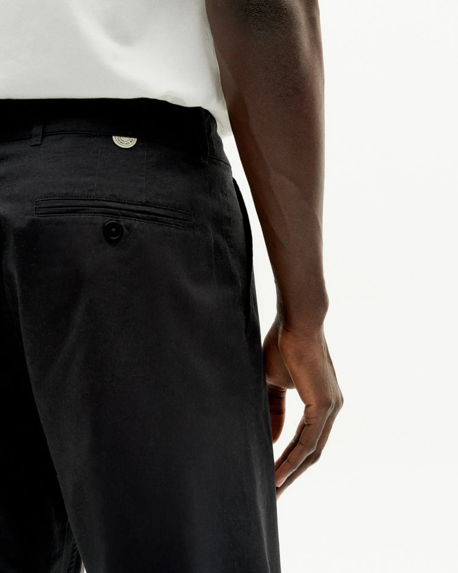 Moero Cotton Pants Black