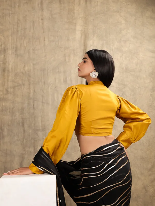 Mustard Yellow Long Sleeves Blouse