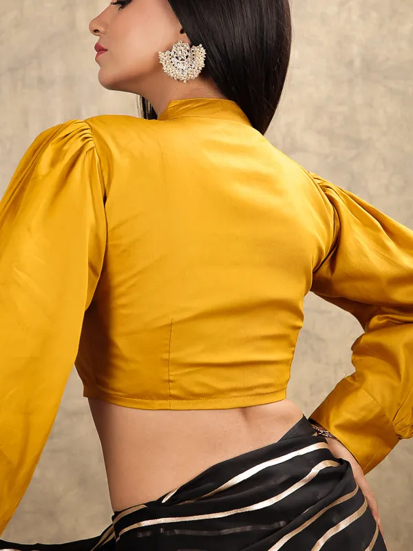 Mustard Yellow Long Sleeves Blouse