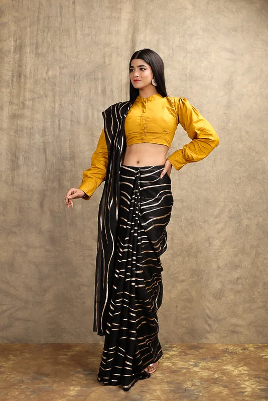 Mustard Yellow Long Sleeves Blouse