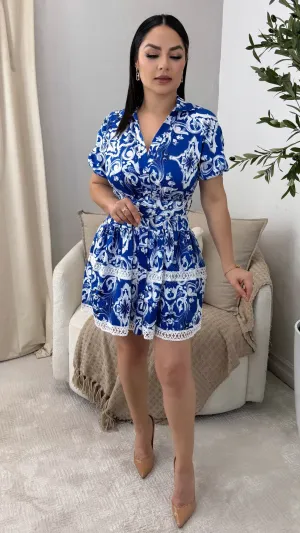 NATALEE BLUE DRESS