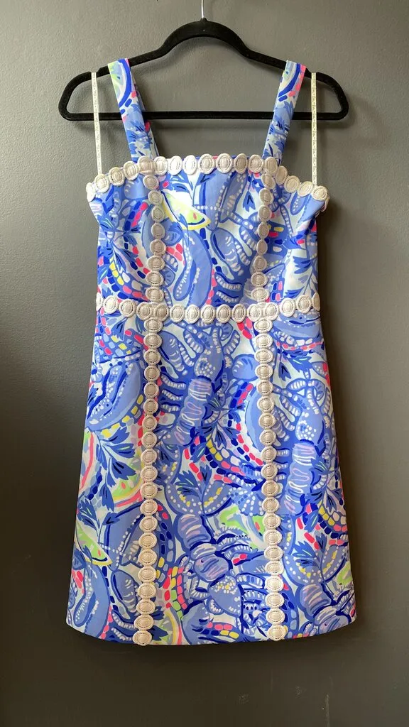 Neoprene Lace Trim Dress