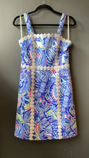 Neoprene Lace Trim Dress
