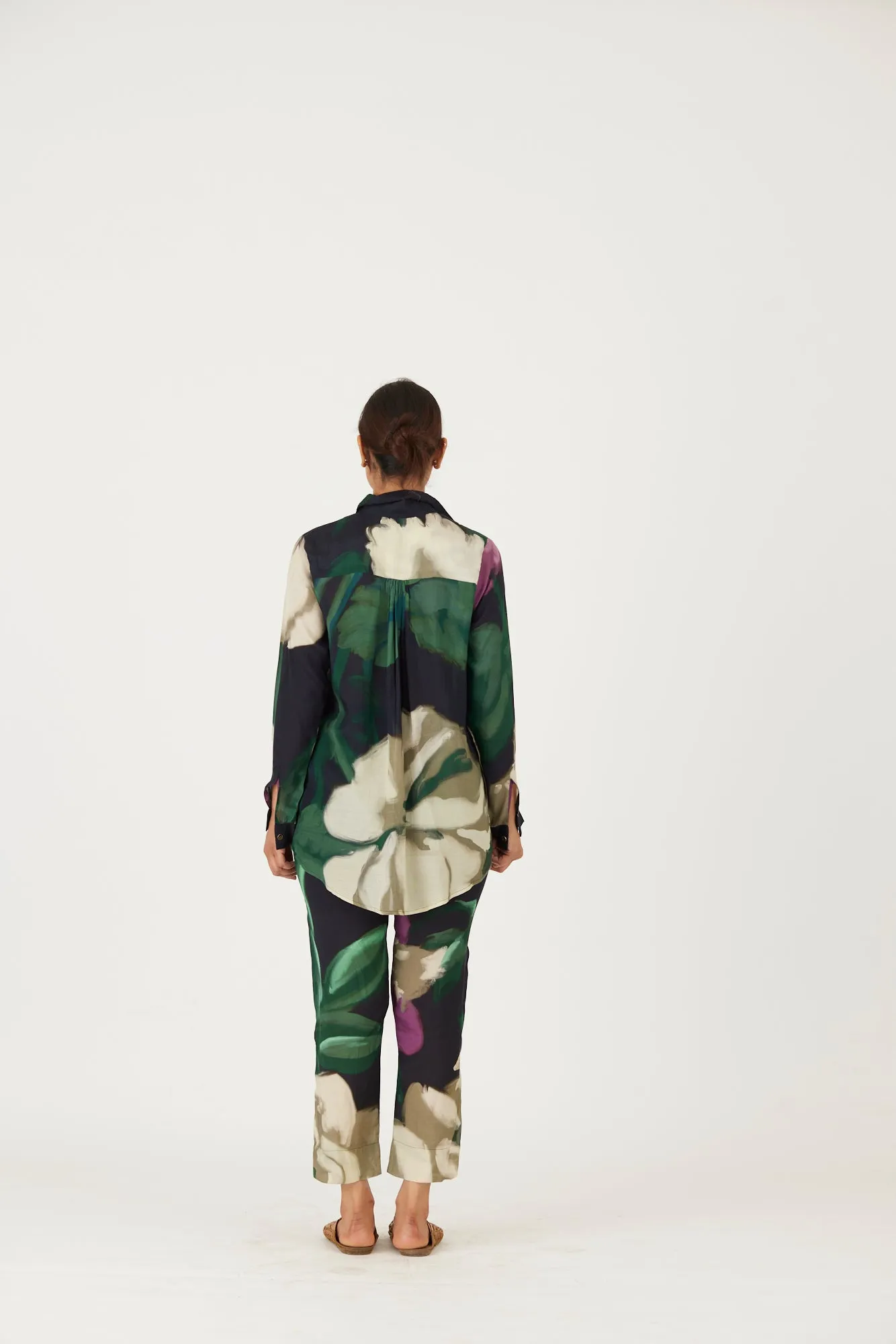 New Season Fall 24/Summer 25-Coord Set-Cotton Silk-Sara Green-YAMLS26-Fashion Edit Yam