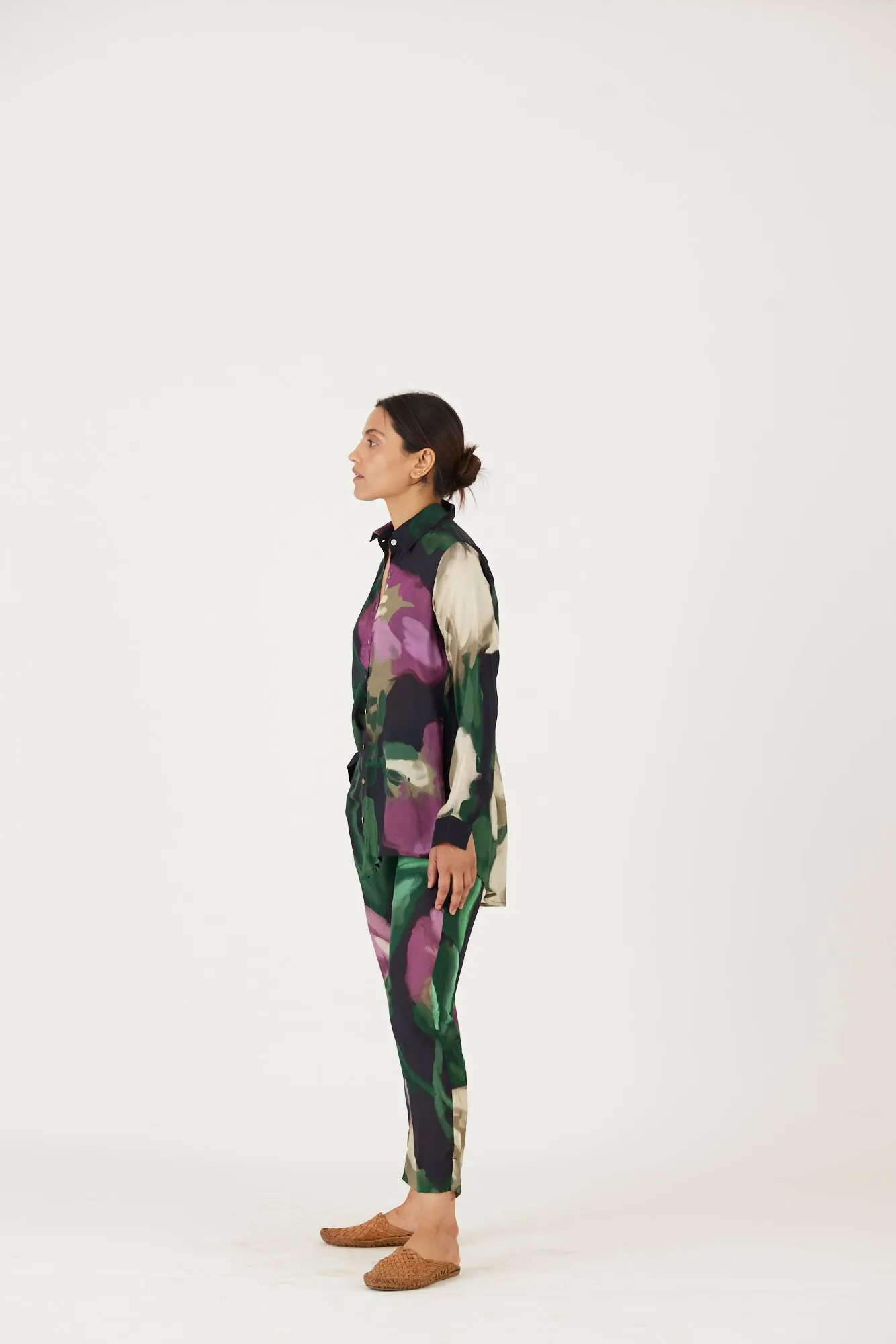 New Season Fall 24/Summer 25-Coord Set-Cotton Silk-Sara Green-YAMLS26-Fashion Edit Yam
