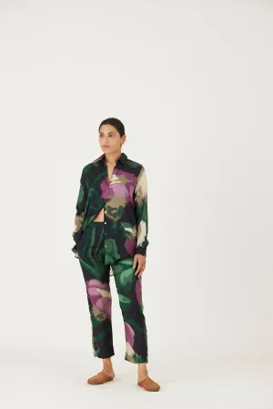 New Season Fall 24/Summer 25-Coord Set-Cotton Silk-Sara Green-YAMLS26-Fashion Edit Yam