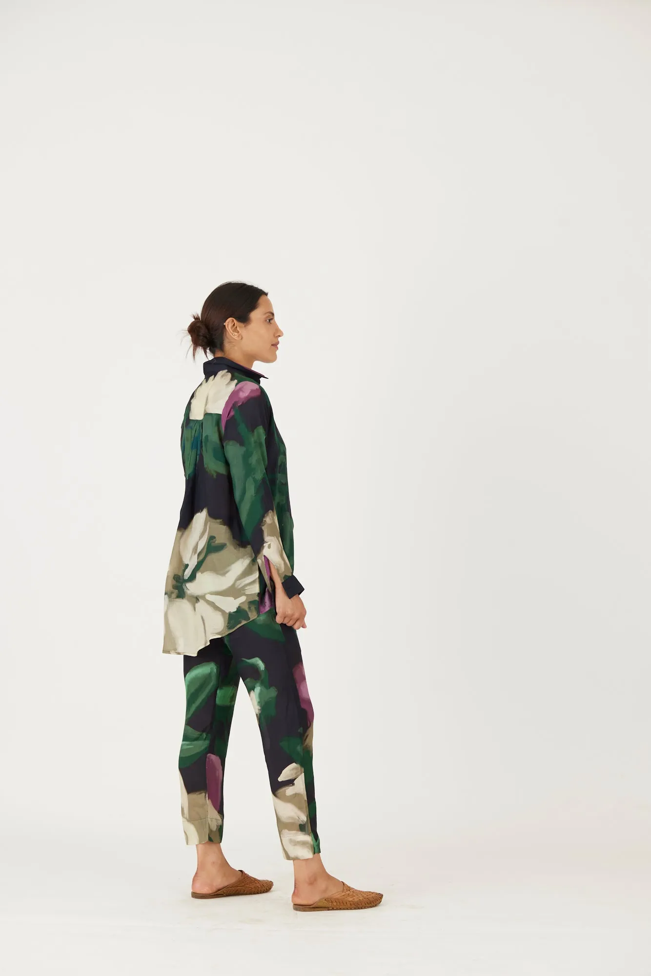 New Season Fall 24/Summer 25-Coord Set-Cotton Silk-Sara Green-YAMLS26-Fashion Edit Yam